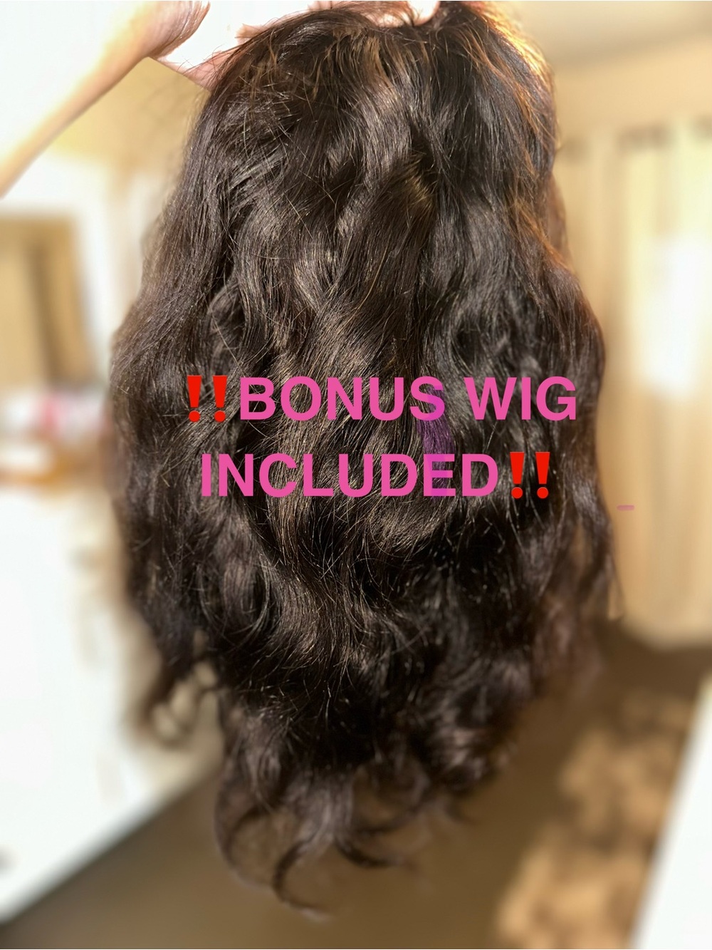✨ BONUS WIG INCLUDED with Caribbean Deep Wave HD Lace Wig – Virgin Human Hair ✨ - Picture 3 of 6